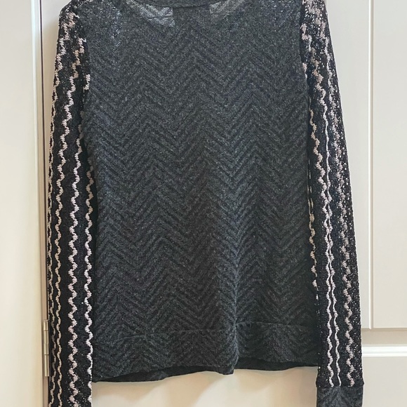 CowGirl Up. Size medium sheer sequined sweater - Picture 2 of 5
